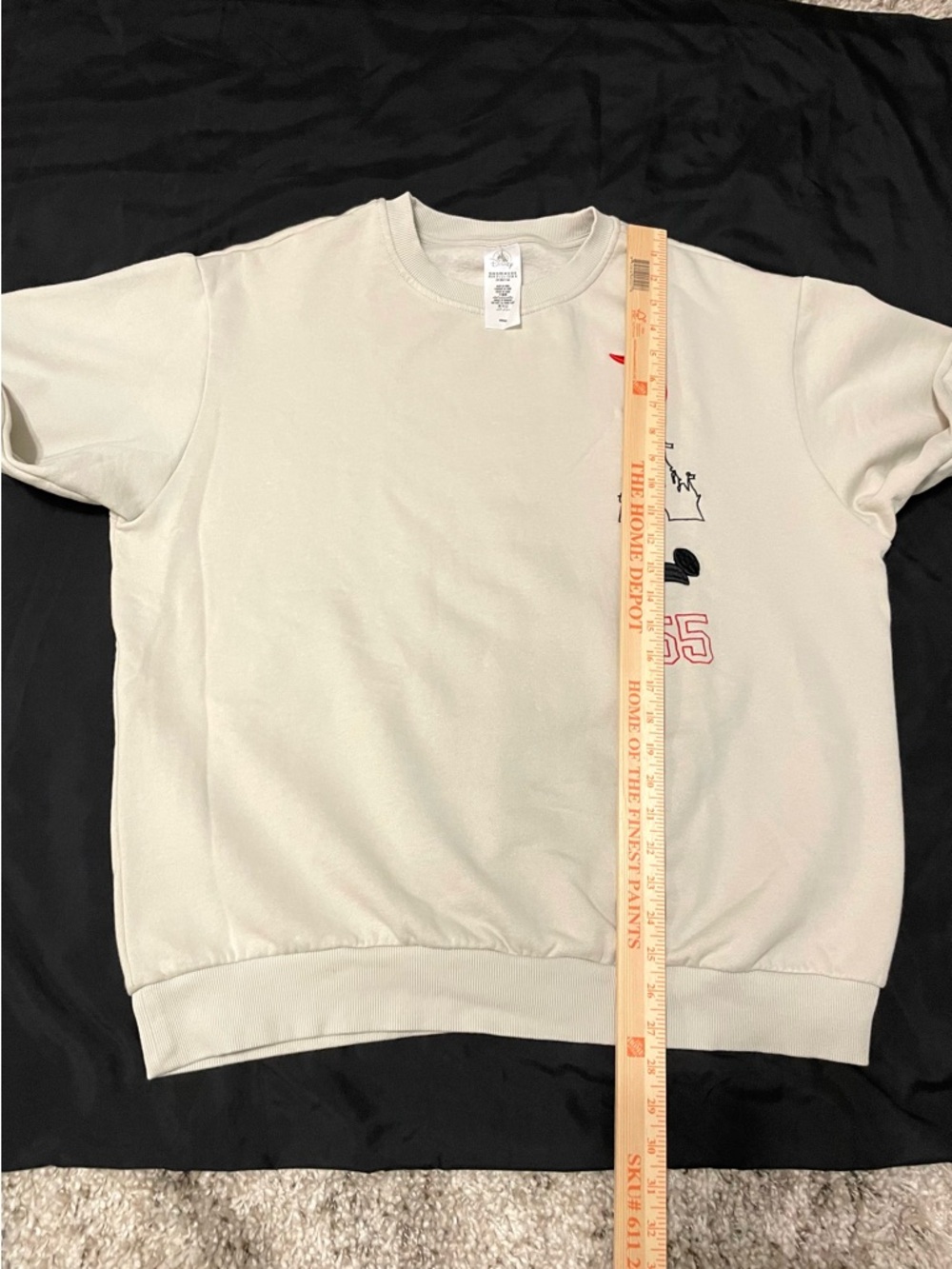 Disneyland Resort "55" Symbols Cream Crewneck Sweatshirt - Size XL - EUC - Picture 4 of 12